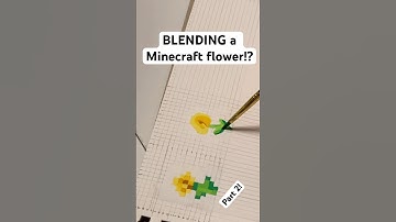 Painting MINECRAFT part 2 #minecraft