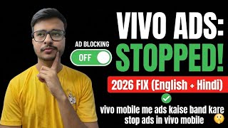 How to Stop Ads in Vivo Mobile (2026) | vivo mobile me ads kaise band kare | stop ads in vivo mobile