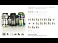 РЕПЛИКА Атомайзер Zeus X RTA Zeus x mesh RTA 3.5 мл 4.5 мл диаметр 25 мм