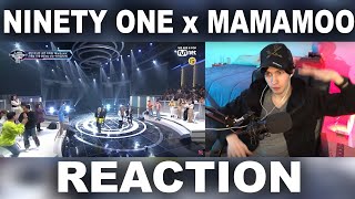 NINETY ONE x MAMAMOO РЕАКЦИЯ | 91 REACTION