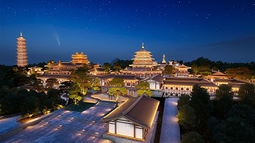 chinese mountain digital twins made with UE5