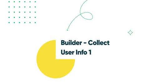 Collect User Info | Chatbot Blocks | Part 1