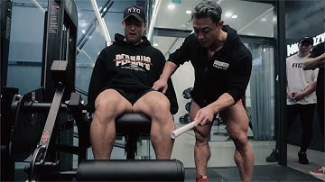 레그익스텐션 하는법: 레그프레스 미는 느낌으로 I 보디빌더 김준호 하체 전면운동 Leg Extension IFBB Pro KIM JUN HO