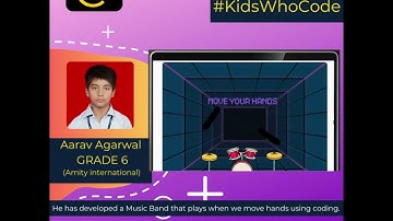 Video sensing project by AARAV AGRWAL Grade 6