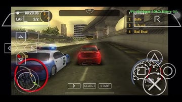 Need for Speed Most Wanted 5-1-0 PSP Gameplay | PPSSPP FPS Test On Iphone 11