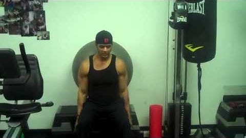 Dr  Fit Sidney E  Reeves  Ball Squats with Hammer Curls