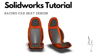 racing car seat design in solidworks