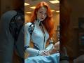 Stunning Female Humanoid Robot Checking Patient at Futuristic Hospital #robots