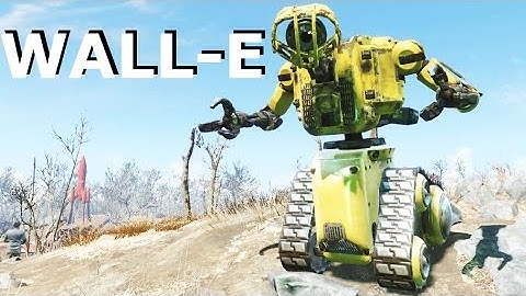 Fallout 4 Automatron - WALL-E Robot (Custom Made Robot Companion)