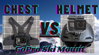 GoPro Skiing Chest Mount (Chesty) vs Helmet Mount (REDUX)  Chesty the BEST GoPro Mount?