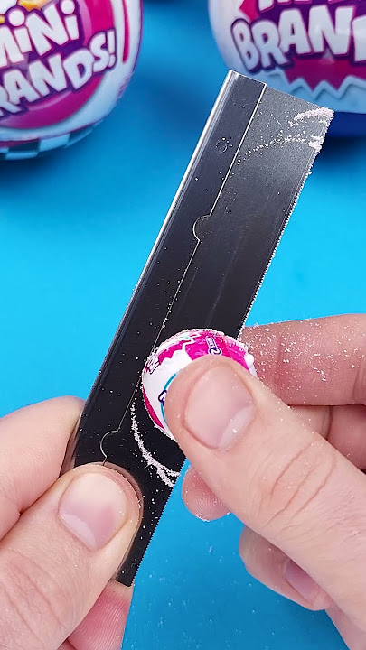 What's Inside The Miniature Mini Brands Balls! #shorts #minibrands #whatsinside