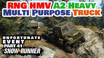 ARMY TRUCK WITH CRAIN | RNG HMV A2 Heavy Multi Purpose Vehicle Mod | Unfortunate Event Task |Part41