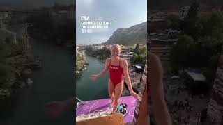 She went on a JOURNEY for this dive 👀