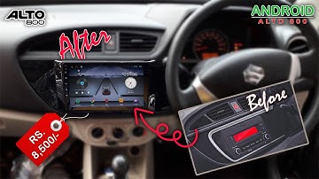 Maruti Suzuki Alto 800 - Android Car Tablet - Interior Modified in Alto 800