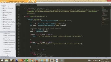 CALCULADORA EM JAVASCRIPT