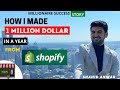 How i made 1 million in a year on shopify  shahid anwar story  millionaire tiktokdropshipping