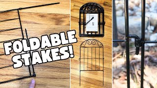 Garden Fencing with built-in FOLDABLE stakes! Assembly + Review