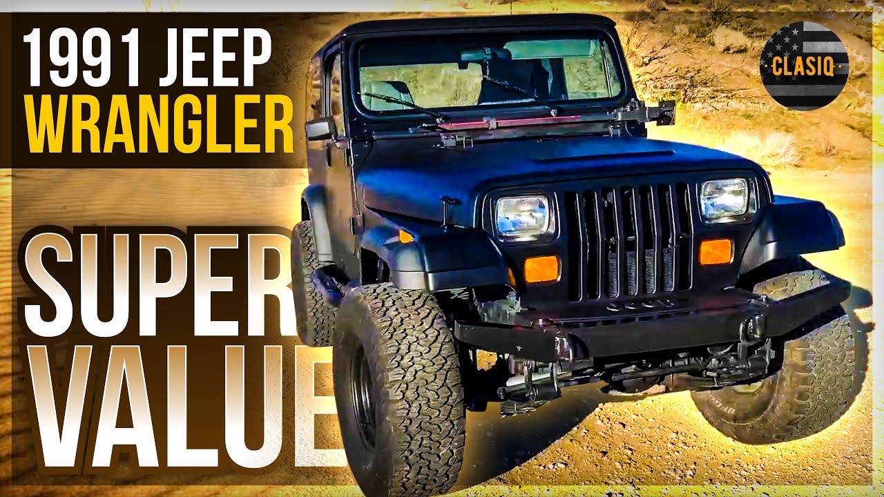 1991 Jeep Wrangler Engine Running - YouTube