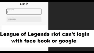 Riot Login Issue : r/LoLPHSubreddit