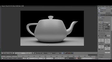 How to make a simple teapot in blender