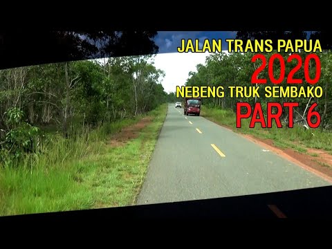 Telusur wajah baru  Jalan Trans Papua 2021  Nebeng truk  