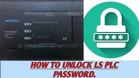 How to unlock LS plc password with cracker software #LS #unlock #password.