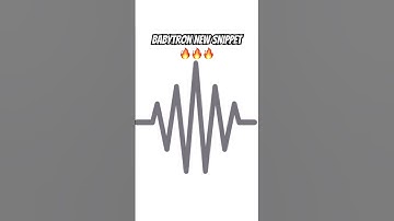 Babytron plays new snippet on his new IG post. #rap #babytron #shorts