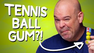 What does a tennis ball taste like? | Vat19 tries Sour Tennis Ball Bubble Gum!