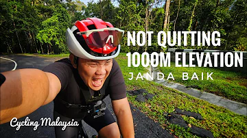 Vlog 123: Quiting cycling is probably a bad idea. Genting Sempah to Janda Baik 1000m route.