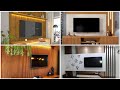 Modern living room tv cabinet design 2023  tv wall unit  home interior wall decorating ideas