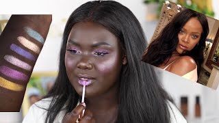 Recreating Rihanna’s 10 min Vogue Makeup Look! Fenty Beauty Beach Please|| Nyma Tang