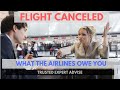FLIGHT CANCELED! These are your rights for compensation