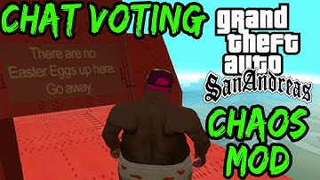 GTA San Andreas Viewer Controlled Chaos Mod!