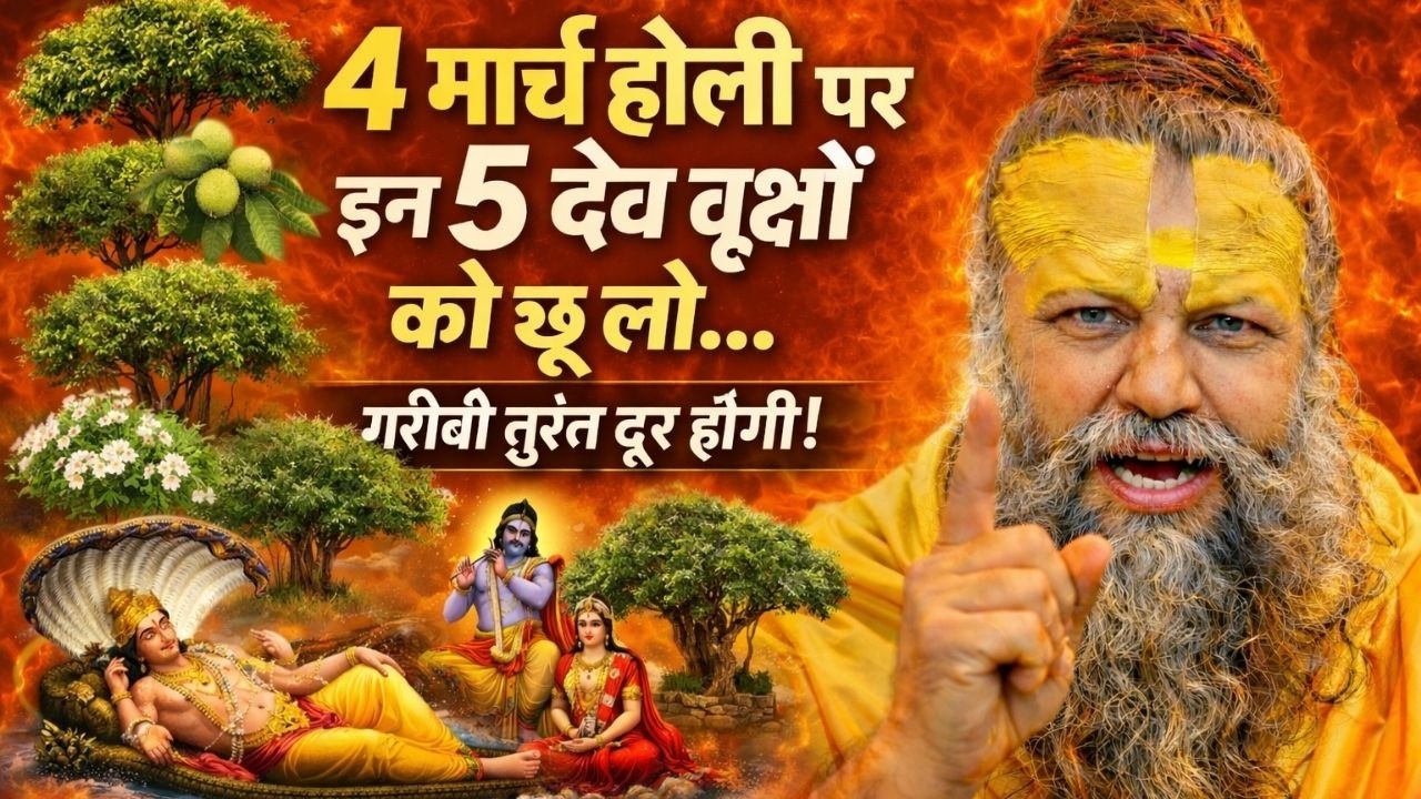 4 मार्च होली के दिन इस पेड़ को छूकर आ जाना 2 दिन के अंदर आपकी गरीबी होगी दूर | Premanand Ji Maharaj