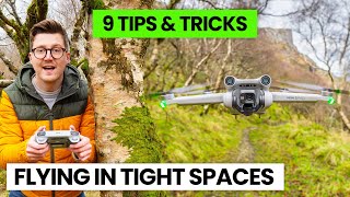 9 TIPS FOR FLYING YOUR DJI MINI 3 PRO IN TIGHT SPACES! | (These could save your drone!)