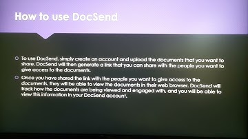 Docsend Document Sharing Platform