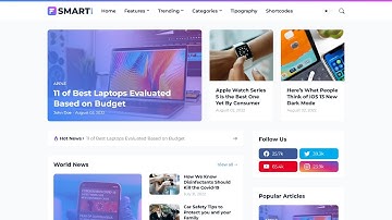 SmartMag - Responsive News & Magazine Blogger Template