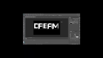 Text reflection in Photoshop