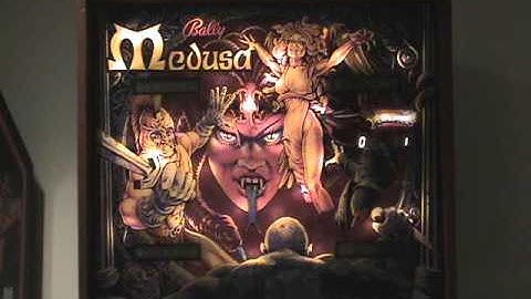 Medusa Pinball Backglass