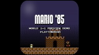 MARIO '85 World 11 Preview Demo Playthrough