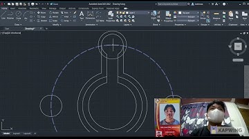 Auto Cad 2D drawing midterm exams(demonstration)