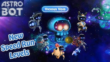 Astro Bot: All New Speedrun Levels - Vicious Void Challenge (No Commentary)