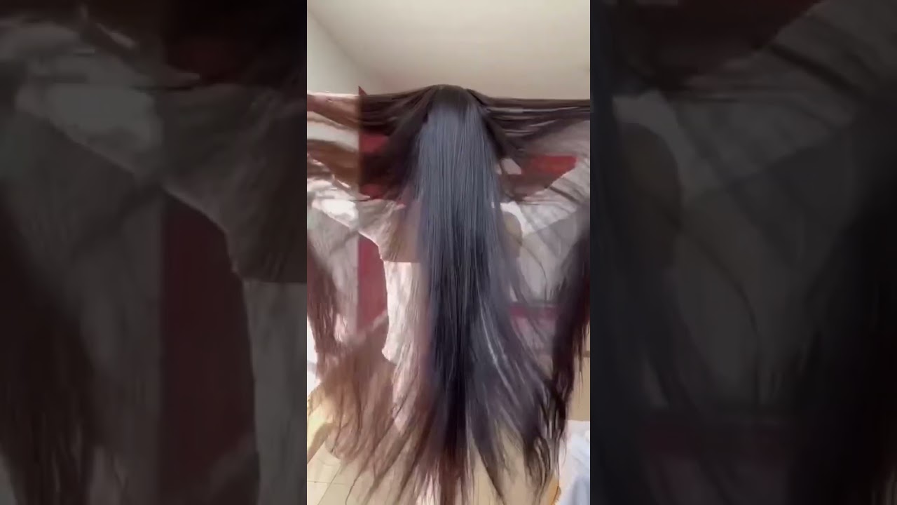 40 inches Silky Straight HD Lace Frontal Wig Virgin Human Hair.