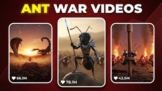 How To Create Viral AI Ant War Videos (100% FREE) 🐜⚔️ | Ai Viral Niche 