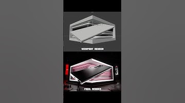 Breakdown of 3D Billboard (anamorphic video/naked eye) #3danimation #c4d #samsungmobile #cgi