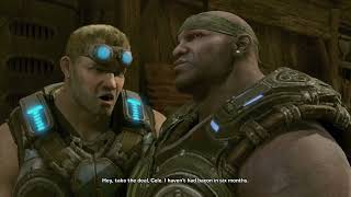 Basil Plays: Gears of War 3 (X360) Cutscene #14 - The Stranded reject the Gears