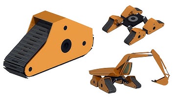 Catia DMU Kinematics simulation Excavator Track