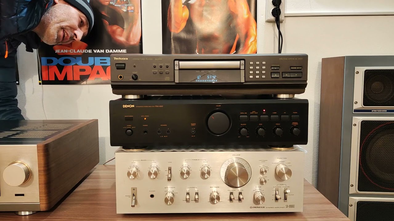 CD Technics SL-PG5 и усилитель Denon PMA-495R