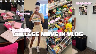 Realistic College Move In Day Road Trip, 400 Grocery Haul, Deorating Dorm More