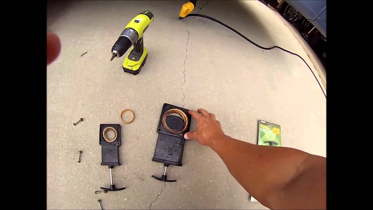 How To Change Your RV Gray And Black Tank Valves YouTube
